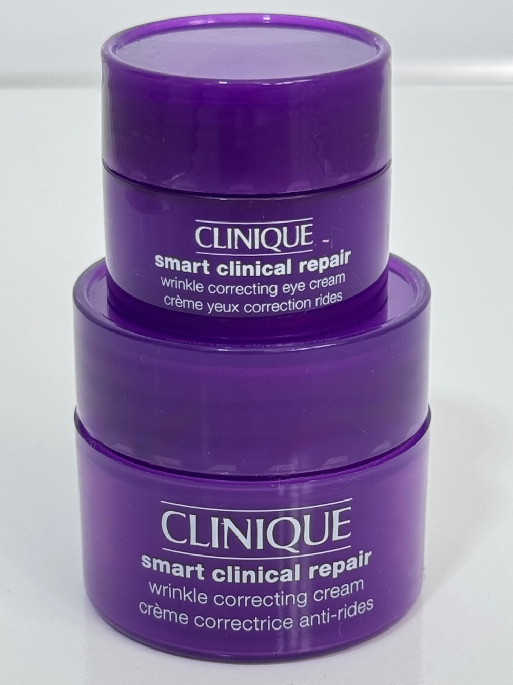 CLINIQUE Smart Clinical Repair Eye & Face Wrinkle Correcting Cream Bundle Set
